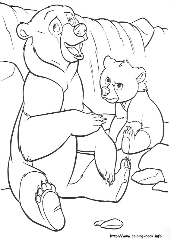 Brother Bear coloring picture